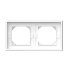 ARTGALLERY рамка 2-постовая IP44,  белый