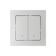 ATLASDESIGN SMART 2-кл. ВЫКЛЮЧАТЕЛЬ с подсв., Zigbee, сх.5, L+N, 10А, мех., БЕЛЫЙ
