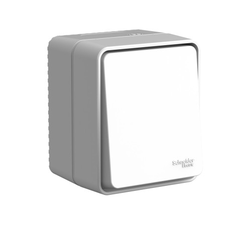 AtlasDesign PROFI IP54 открытой установки 1-клавишный переключатель 10 АХ, серый