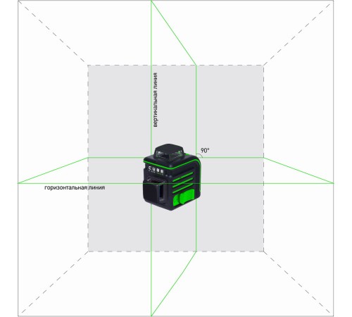 ADA CUBE 2-360 Green Ultimate Edition Построитель лазерных плоскостей [А00471]