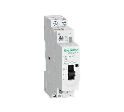 Контактор 2п City9 Set 2НО 16А AC 230В-230В SE C9C32216 Контактор 2п City9 Set 2НО 16А AC 230В-230В SE C9C32216