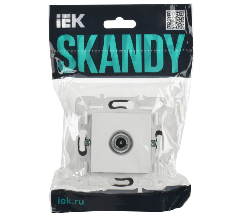 SKANDY Розетка TV оконечная SK-A12W арктический белый IEK