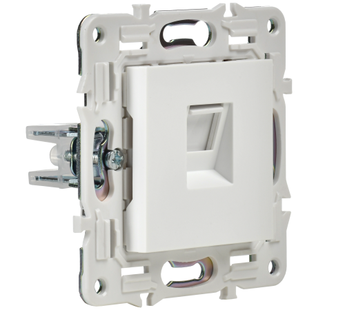 SKANDY Розетка компьютерная RJ45 кат.5E SK-K01W арктический белый IEK