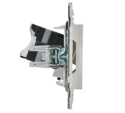 SKANDY Розетка компьютерная RJ45 кат.5E SK-K01W арктический белый IEK