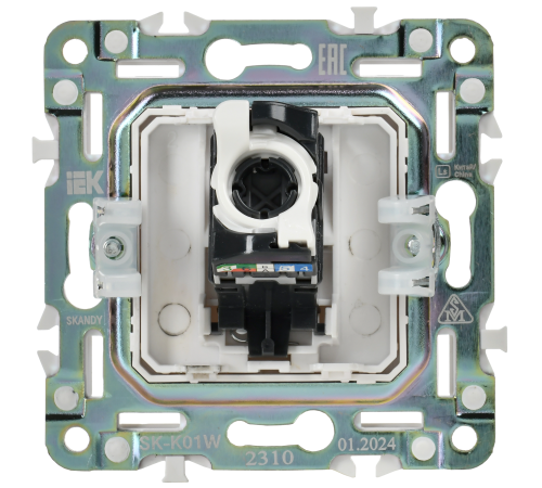SKANDY Розетка компьютерная RJ45 кат.5E SK-K01W арктический белый IEK