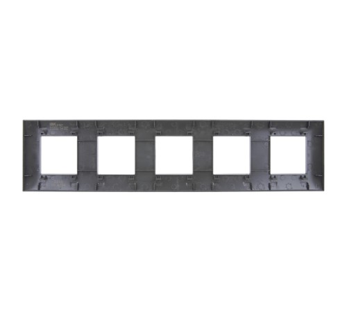 SKANDY Рамка 5-местная SK-F05G графит IEK SKANDY Рамка 5-местная SK-F05G графит IEK