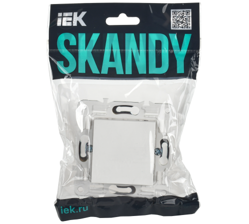 SKANDY Заглушка с суппортом SK-C01W арктический белый IEK SKANDY Заглушка с суппортом SK-C01W арктический белый IEK