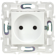 SKANDY Розетка без заземления без защитных шторок 10А SK-R02W арктический белый IEK