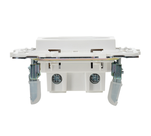 SKANDY Розетка без заземления без защитных шторок 10А SK-R02W арктический белый IEK