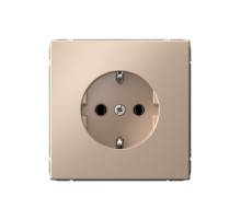 ARTGALLERY РОЗЕТКА с заземлением, 16А, механизм, быстрозажимные клеммы, песочный