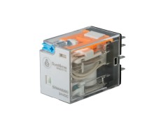 Реле 6A 4CO 24VDC тест кнопка LED