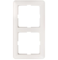 Systeme electric KD-2-18 W59 2-постовая РАМКА, БЕЛЫЙ