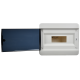 Корпус пластиковый ЩРН-П-12 IP41 черн. прозр. дверь TEKFOR IEK TF5-KP12-N-12-41-K01-K03