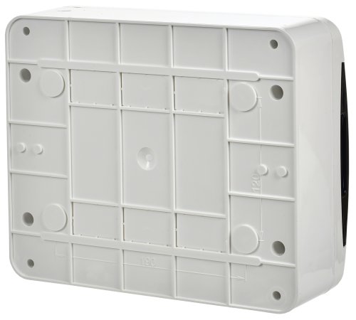 Корпус пластиковый ЩРН-П-12 IP41 черн. прозр. дверь TEKFOR IEK TF5-KP12-N-12-41-K01-K03