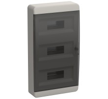 Корпус пластиковый ЩРН-П-36 IP41 черн. прозр. дверь TEKFOR IEK TF5-KP12-N-36-41-K01-K03