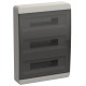 Корпус пластиковый ЩРН-П-54 IP41 черн. прозр. дверь TEKFOR IEK TF5-KP12-N-54-41-K01-K03