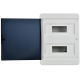 Корпус пластиковый ЩРВ-П-24 IP41 черн. прозр. дверь TEKFOR IEK TF5-KP12-V-24-41-K01-K03