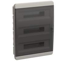 Корпус пластиковый ЩРВ-П-54 IP41 черн. прозр. дверь TEKFOR IEK TF5-KP12-V-54-41-K01-K03