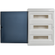 Корпус пластиковый ЩРВ-П-54 IP41 черн. прозр. дверь TEKFOR IEK TF5-KP12-V-54-41-K01-K03