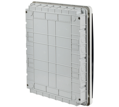 Корпус пластиковый ЩРВ-П-54 IP41 черн. прозр. дверь TEKFOR IEK TF5-KP12-V-54-41-K01-K03