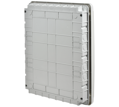 Корпус пластиковый ЩРВ-П-54 IP41 бел. дверь TEKFOR IEK TF5-KP13-V-54-41-K01-K01
