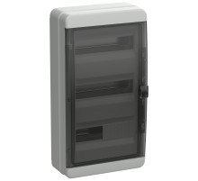 Корпус пластиковый КМПн-36 IP65 черн. прозр. дверь TEKFOR IEK TF5-KP72-N-36-65-K03-K02