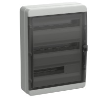 Корпус пластиковый КМПн-54 IP65 черн. прозр. дверь TEKFOR IEK TF5-KP72-N-54-65-K03-K02