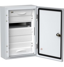 Корпус металлический ЩРн-24 (1х24) 460х310х140 IP54 бел. (одна дверь) TITAN 5 IEK TI5-50-N-024-54