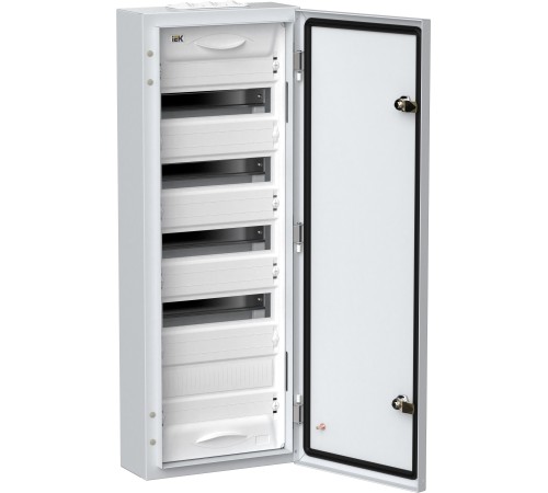 Корпус металлический ЩРн-60 (1х60) 835х310х140 IP54 бел. (одна дверь) TITAN 5 IEK TI5-50-N-060-54