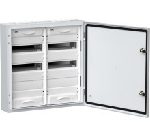 Корпус металлический ЩРн-72 (2х36) 585х570х140 IP54 бел. (одна дверь) TITAN 5 IEK TI5-50-N-2X036-54