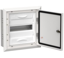 Корпус металлический IEK TITAN 5 ЩРв-12 (1х12) 380х365х130мм IP31 белый (одна дверь) IEK