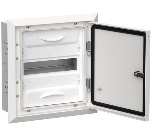 Корпус металлический IEK TITAN 5 ЩРв-12 (1х12) 380х365х130мм IP31 белый (одна дверь) IEK
