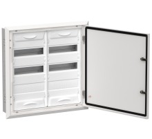 Корпус металлический IEK TITAN 5 ЩРв-72 (2х36) 630х625х130мм IP31 белый (одна дверь)