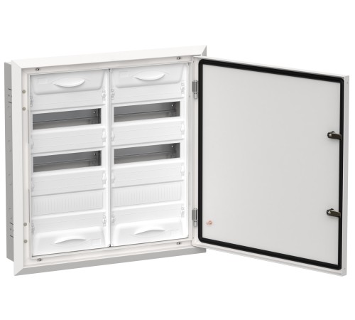 Корпус металлический IEK TITAN 5 ЩРв-72 (2х36) 630х625х130мм IP31 белый (одна дверь)