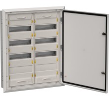 Корпус металлический IEK TITAN 5 ЩРв-96 (2х48) 755х625х130мм IP31 серый (одна дверь)