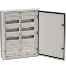 Корпус металлический IEK TITAN 5 ЩРв-96 (2х48) 755х625х130мм IP31 серый (одна дверь)