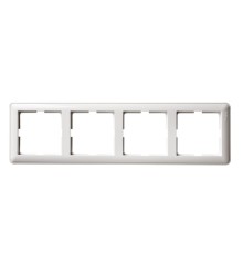 Systeme electric KD-4-18 W59 4-постовая РАМКА, БЕЛЫЙ