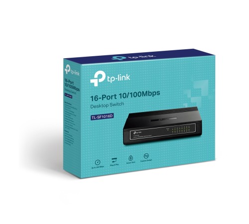 Коммутатор TP-Link TL-SF1016D 16x100Mb неуправляемый