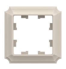 ATLASDESIGN ANTIQUE 1-постовая рамка, БЕЖЕВЫЙ