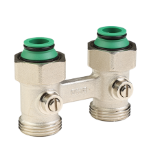 Узел нижнего подключения с шаровым затвором прямой 3/4'х3/4'