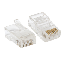 Коннектор RJ45 (8P8C) кат.5E неэкранир. TERACOM универс. (уп.10шт) EKF TRC-PLUG-5EUTP-10