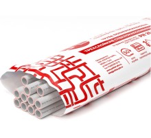 Труба полипропиленовая 40x6.7 SDR 6 PN 25 PPR армированная стекловолокном белая, хлыст 4м