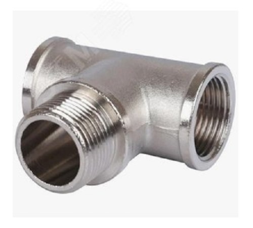 Тройник ВНВ 3/4'х3/4'х3/4'переходной, никелированный