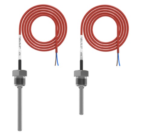 Датчик температуры от -50 до +180 C, NTC10k (3435), погружной кабельный, 80 мм., G1/2