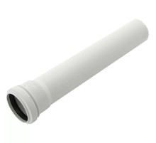 Труба канализационная 32x1000 мм НТЕМw однораструбная, белая