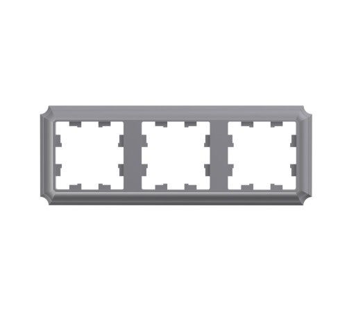ATLASDESIGN ANTIQUE 3-постовая рамка, универсальная, СТАЛЬ ATLASDESIGN ANTIQUE 3-постовая рамка, универсальная, СТАЛЬ