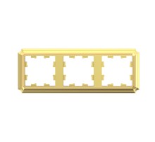 ATLASDESIGN ANTIQUE 3-постовая рамка, универсальная, ЗОЛОТО