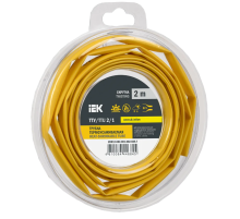 Трубка термоусадочная ТТУ нг-LS 2/1 желтая (2м/упак) IEK