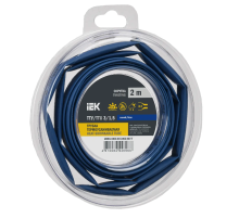 Трубка термоусадочная ТТУ нг-LS 3/1,5 синяя (2м/упак) IEK