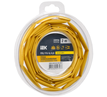 Трубка термоусадочная ТТУ нг-LS 5/2,5 желтая (2м/упак) IEK